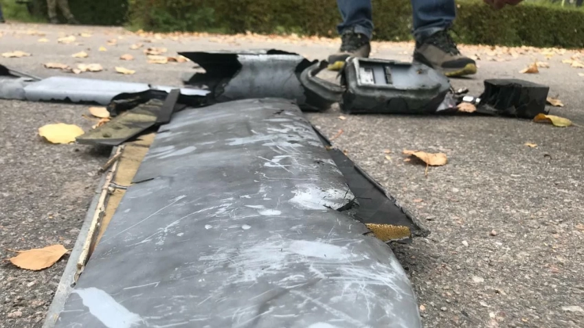 SHOT опубликовал первые снимки обломков беспилотника в Краснодаре