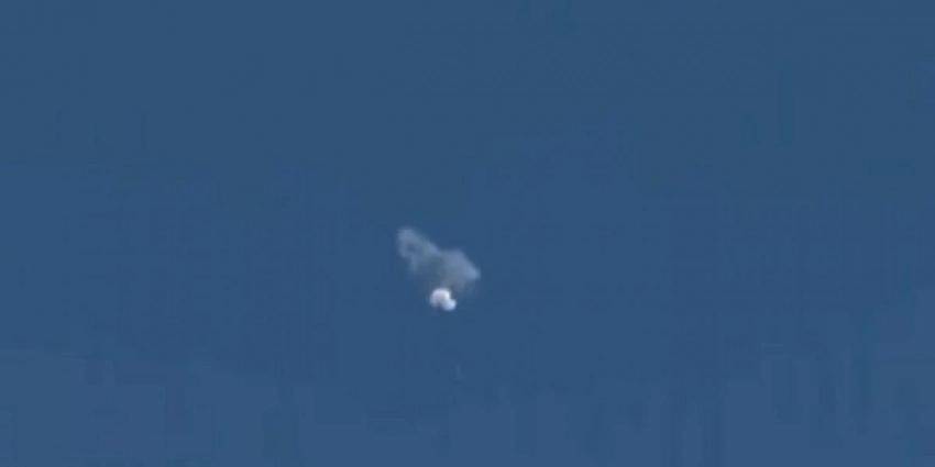 Китайский воздушный шар все таки ликвидировали спустя несколько дней