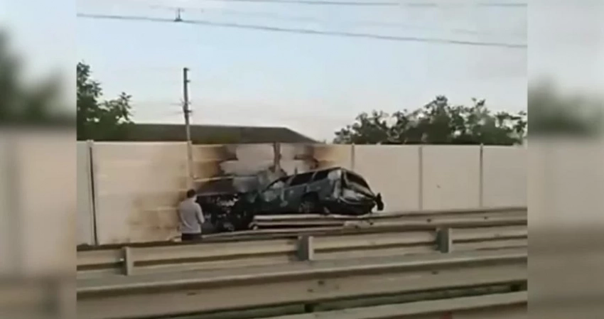 В Симферополе взорвался автомобиль с помощником вице-премьера Запорожской области Владимиром Епифановым