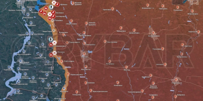 Hовости с фронта: Свежая карта боевых действий на Украине. Юрий Подоляка, Онуфриенко обзор событий, Донбасс сегодня. Новая карта боевых действий на Украине