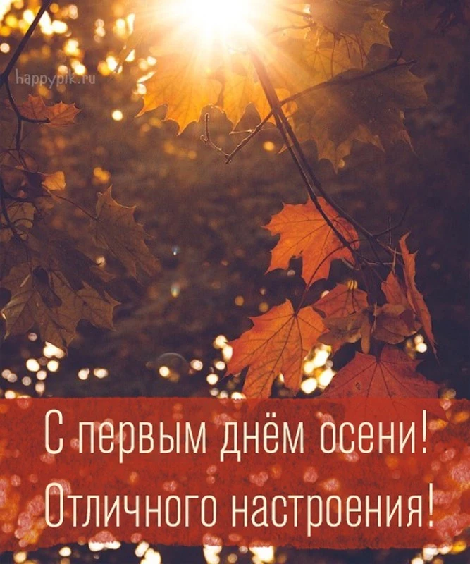 Какие традиции праздника Первого дня осени, красивые открытки