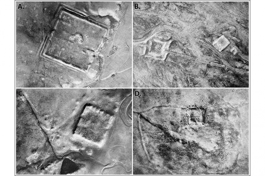 На рассекреченных шпионских спутниковых снимках видны 400 фортов Римской империи на Ближнем Востоке