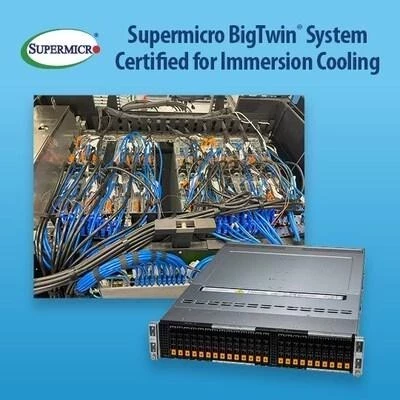 Первые в отрасли — системы Supermicro получили сертификат иммерсионного охлаждения от Intel 