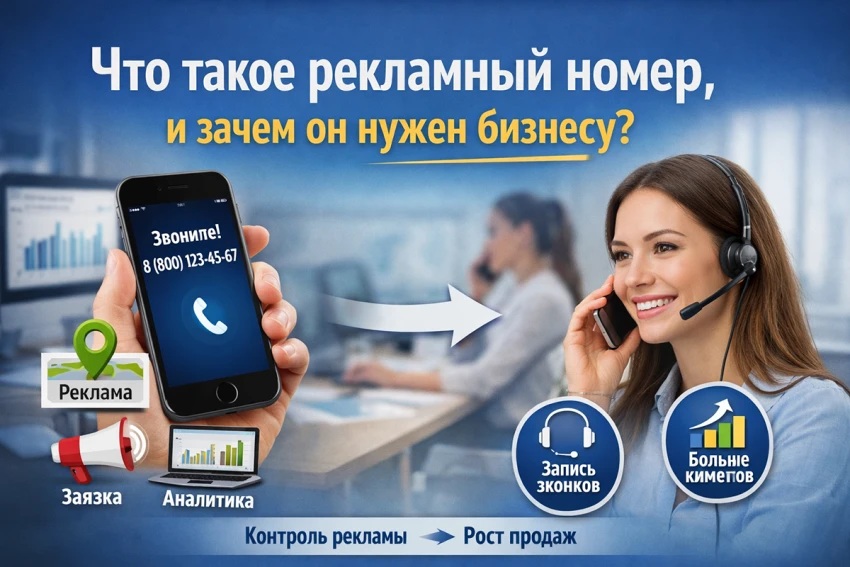 Что такое рекламный номер, и зачем он нужен бизнесу?