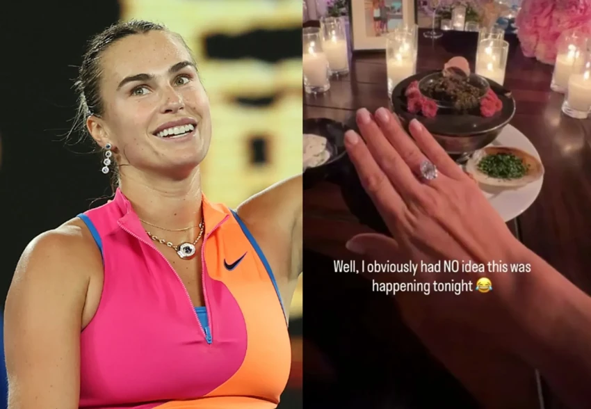 Первая ракетка мира Арина Соболенко выходит замуж: видео помолвки и кольца