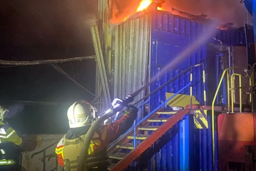 Дроны ВС России поразили газокомпрессорную станцию в Одесской области